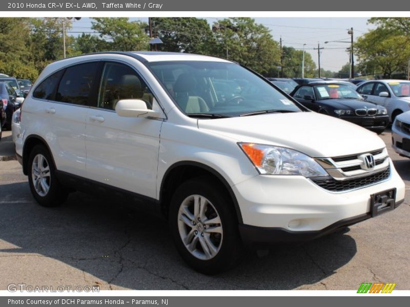 Taffeta White / Gray 2010 Honda CR-V EX-L AWD