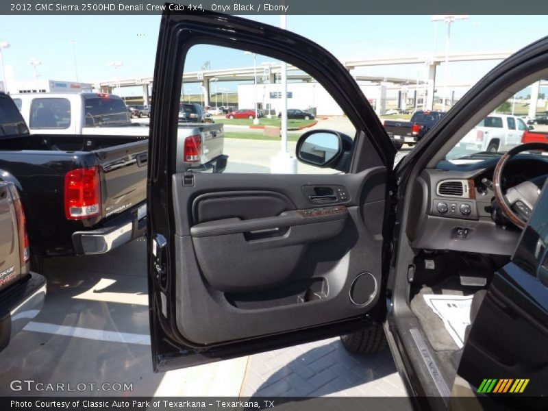 Onyx Black / Ebony 2012 GMC Sierra 2500HD Denali Crew Cab 4x4