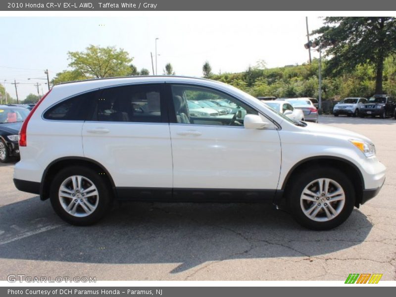 Taffeta White / Gray 2010 Honda CR-V EX-L AWD