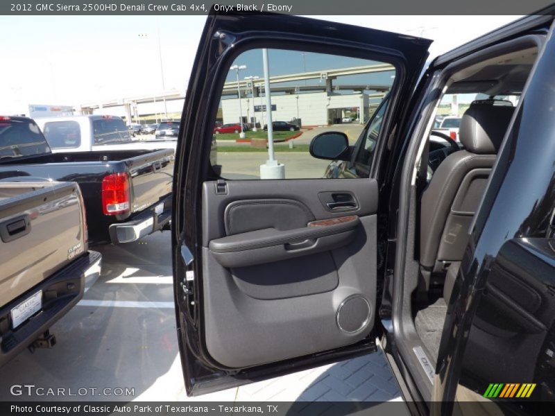 Onyx Black / Ebony 2012 GMC Sierra 2500HD Denali Crew Cab 4x4