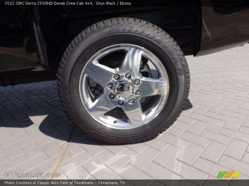 Onyx Black / Ebony 2012 GMC Sierra 2500HD Denali Crew Cab 4x4
