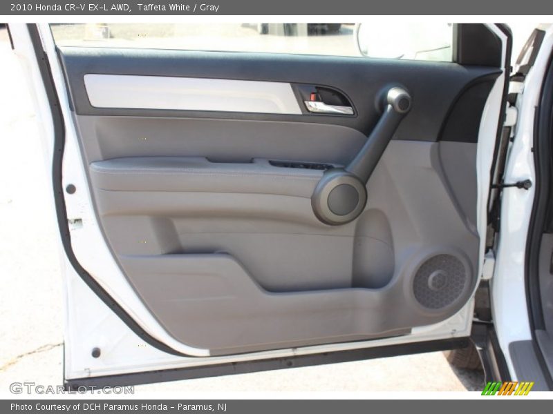 Taffeta White / Gray 2010 Honda CR-V EX-L AWD