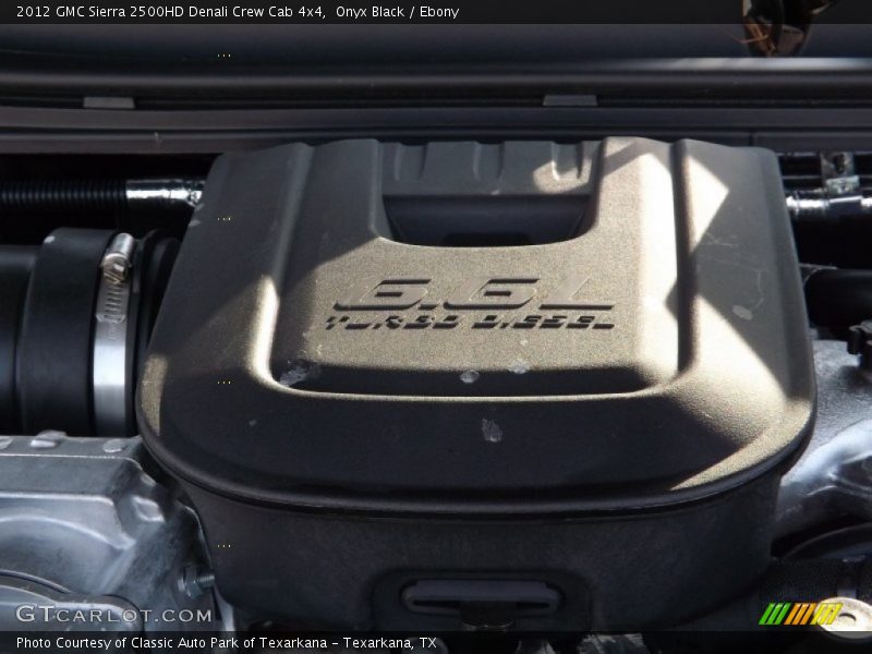 Onyx Black / Ebony 2012 GMC Sierra 2500HD Denali Crew Cab 4x4