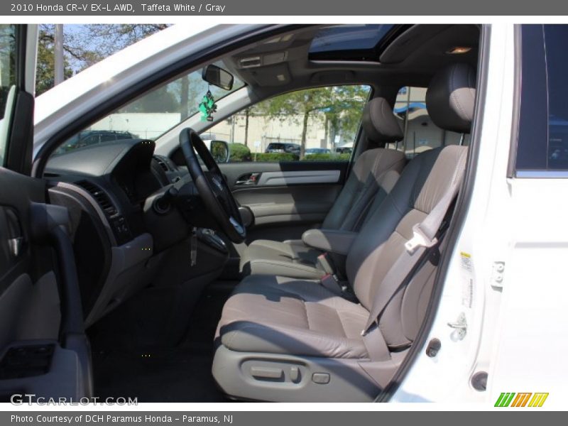 Taffeta White / Gray 2010 Honda CR-V EX-L AWD