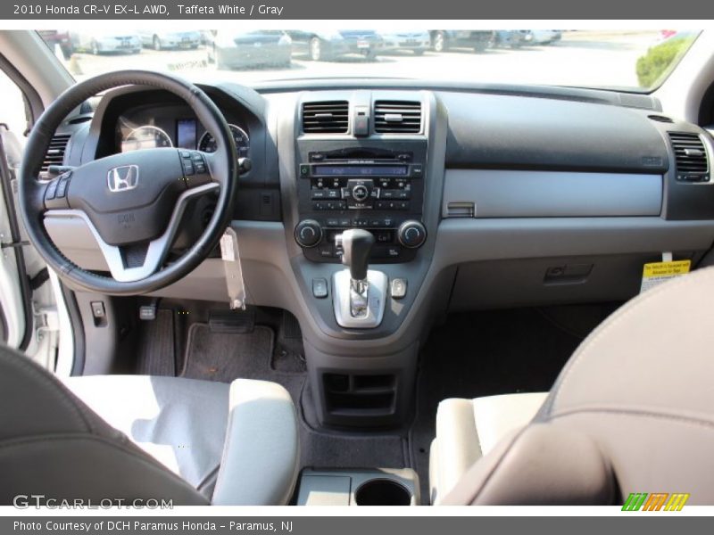Taffeta White / Gray 2010 Honda CR-V EX-L AWD