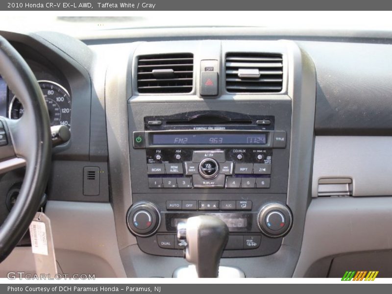 Taffeta White / Gray 2010 Honda CR-V EX-L AWD