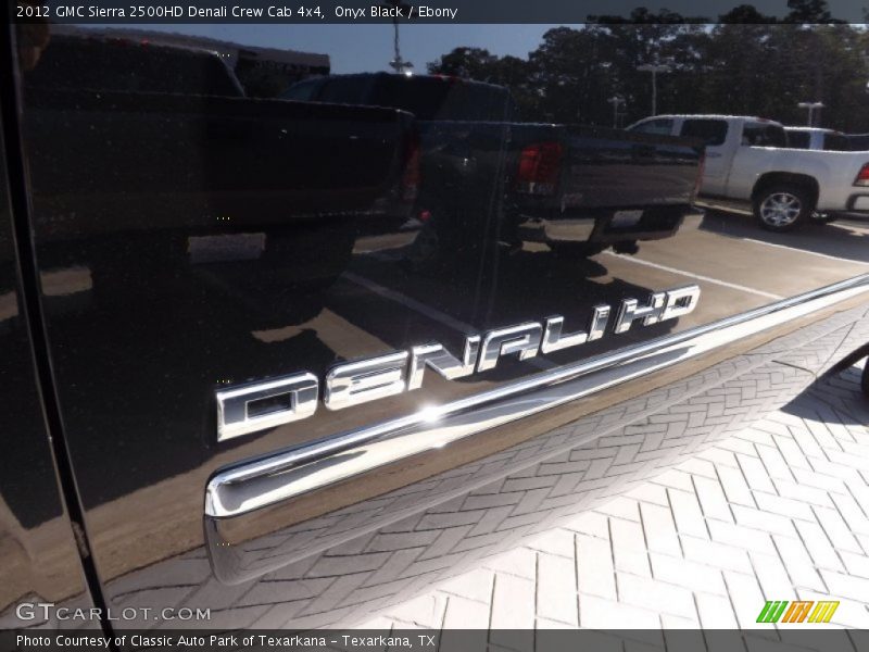 Onyx Black / Ebony 2012 GMC Sierra 2500HD Denali Crew Cab 4x4