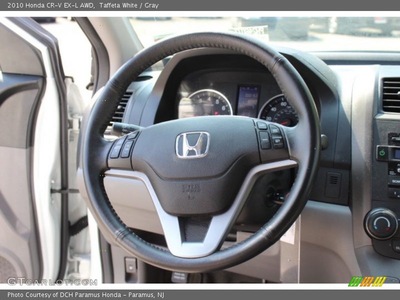 Taffeta White / Gray 2010 Honda CR-V EX-L AWD