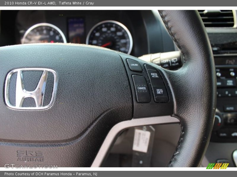 Taffeta White / Gray 2010 Honda CR-V EX-L AWD