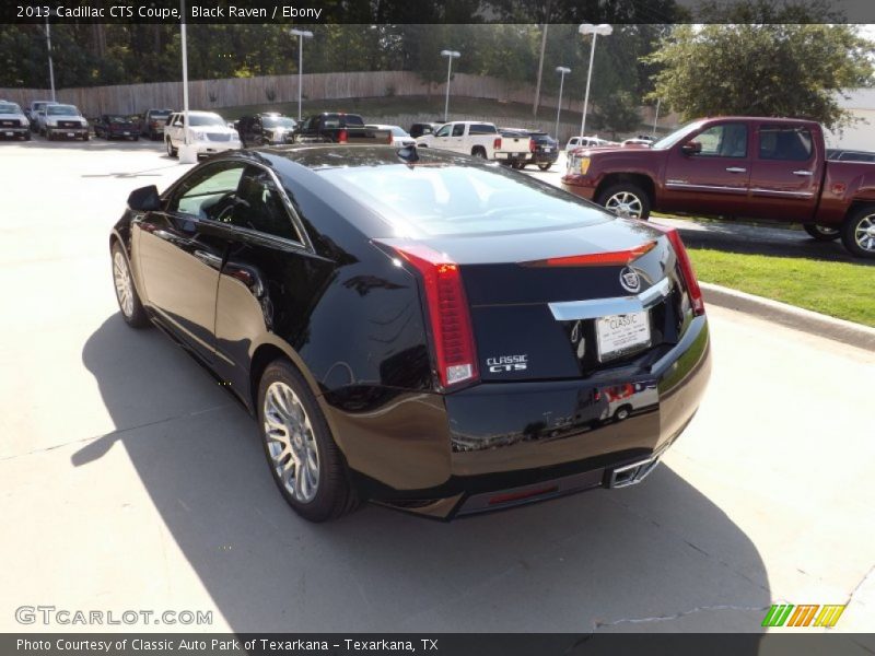 Black Raven / Ebony 2013 Cadillac CTS Coupe