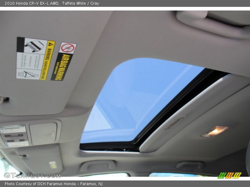 Taffeta White / Gray 2010 Honda CR-V EX-L AWD