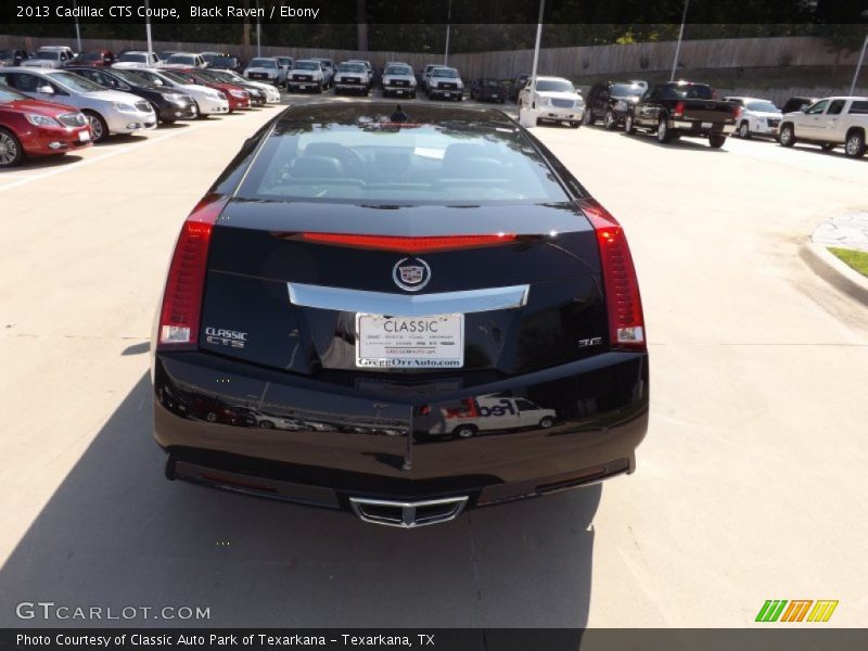 Black Raven / Ebony 2013 Cadillac CTS Coupe