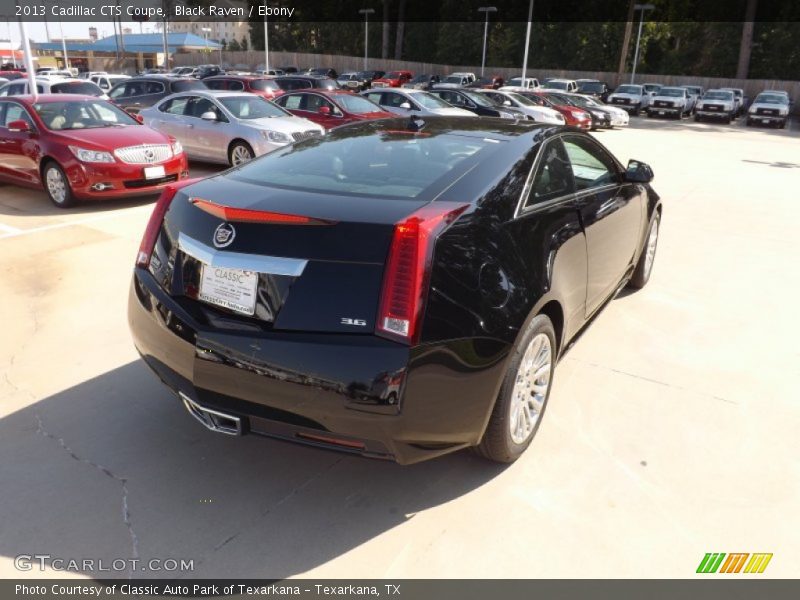 Black Raven / Ebony 2013 Cadillac CTS Coupe