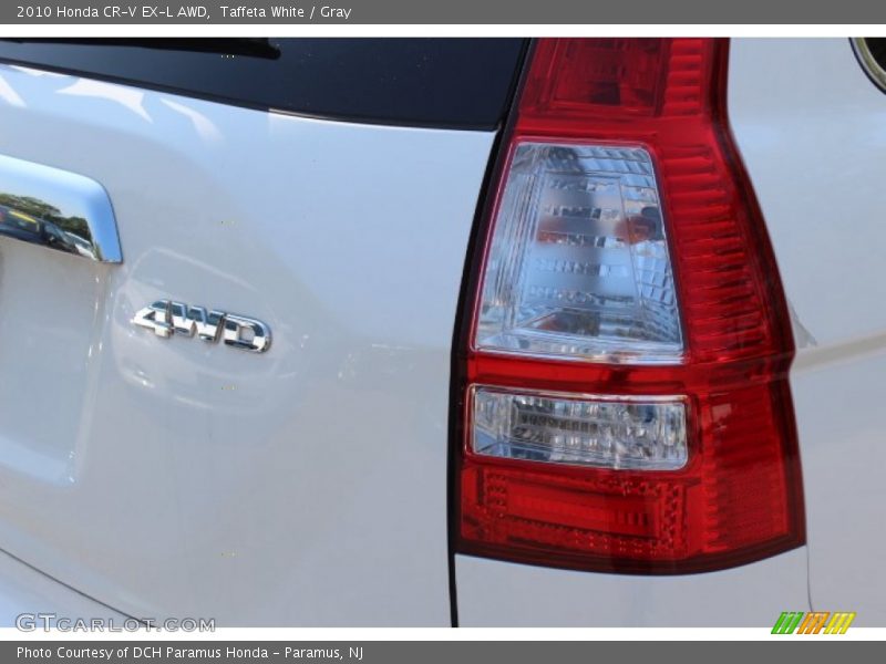 Taffeta White / Gray 2010 Honda CR-V EX-L AWD