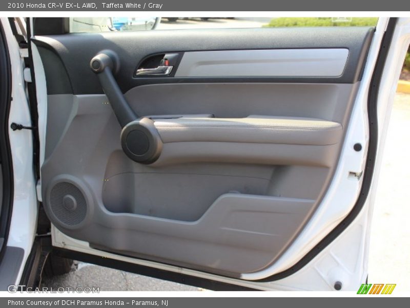 Taffeta White / Gray 2010 Honda CR-V EX-L AWD