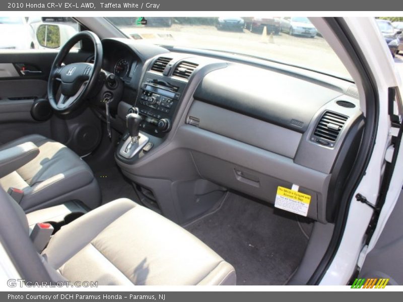 Taffeta White / Gray 2010 Honda CR-V EX-L AWD