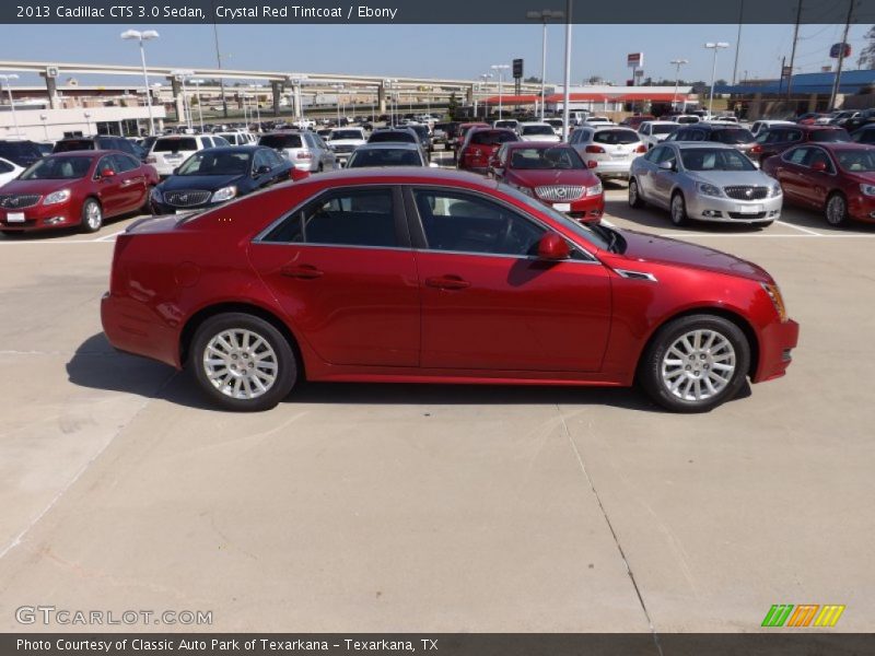 Crystal Red Tintcoat / Ebony 2013 Cadillac CTS 3.0 Sedan