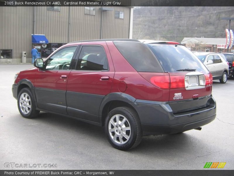 Cardinal Red Metallic / Light Gray 2005 Buick Rendezvous CX AWD