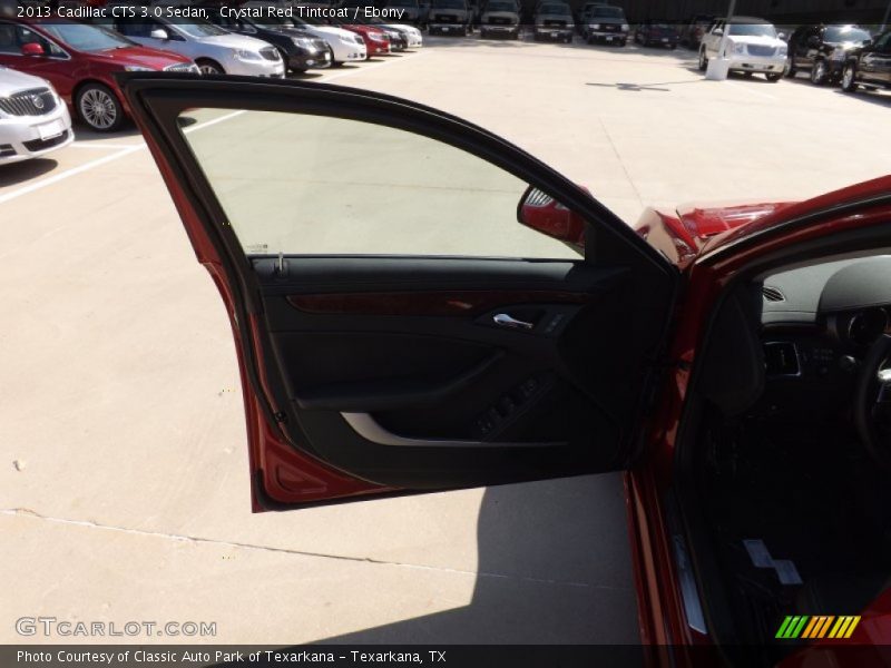 Crystal Red Tintcoat / Ebony 2013 Cadillac CTS 3.0 Sedan