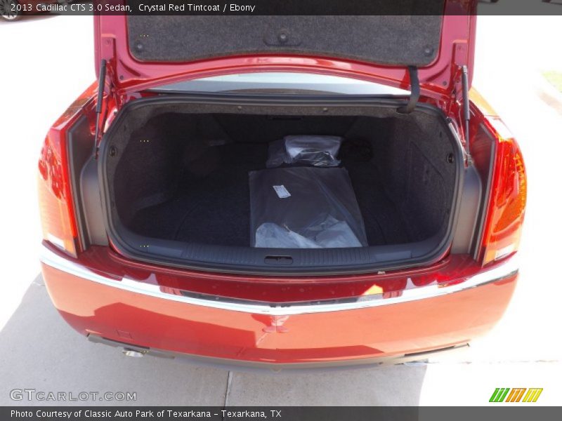 Crystal Red Tintcoat / Ebony 2013 Cadillac CTS 3.0 Sedan