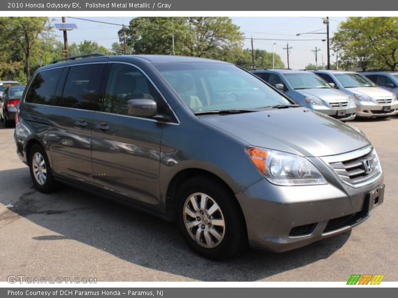 Polished Metal Metallic / Gray 2010 Honda Odyssey EX