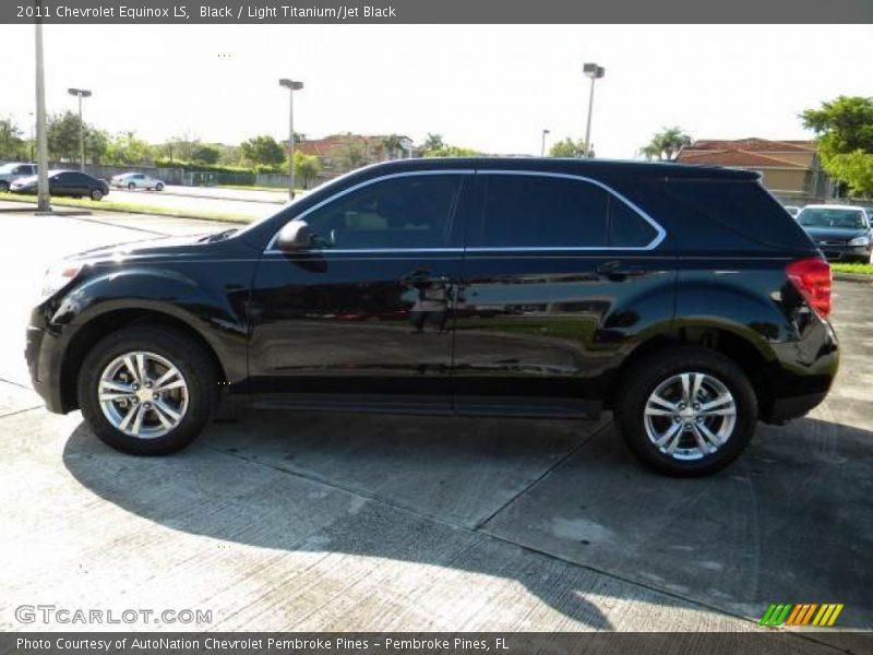 Black / Light Titanium/Jet Black 2011 Chevrolet Equinox LS