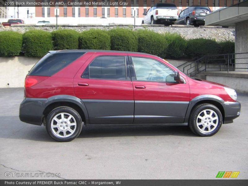 Cardinal Red Metallic / Light Gray 2005 Buick Rendezvous CX AWD