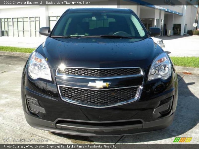 Black / Light Titanium/Jet Black 2011 Chevrolet Equinox LS