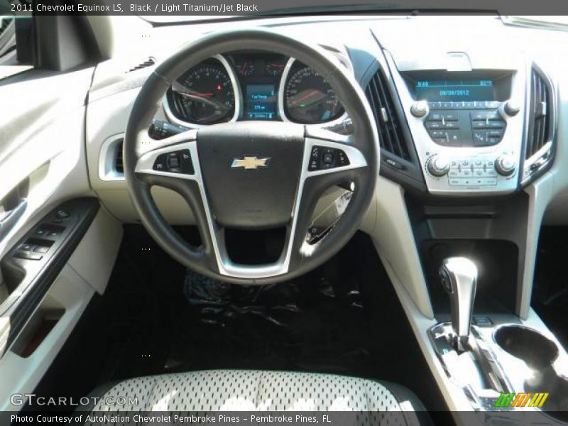 Black / Light Titanium/Jet Black 2011 Chevrolet Equinox LS