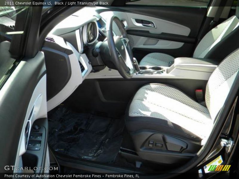 Black / Light Titanium/Jet Black 2011 Chevrolet Equinox LS