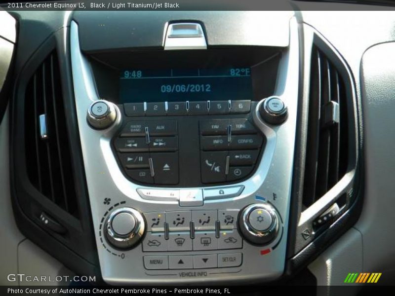Black / Light Titanium/Jet Black 2011 Chevrolet Equinox LS