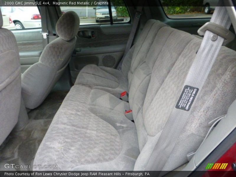 Magnetic Red Metallic / Graphite 2000 GMC Jimmy SLE 4x4