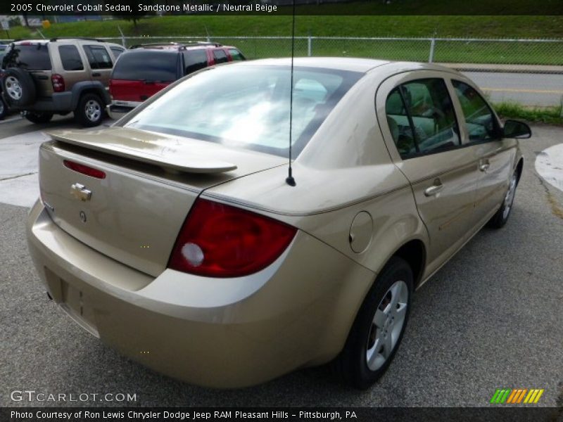 Sandstone Metallic / Neutral Beige 2005 Chevrolet Cobalt Sedan