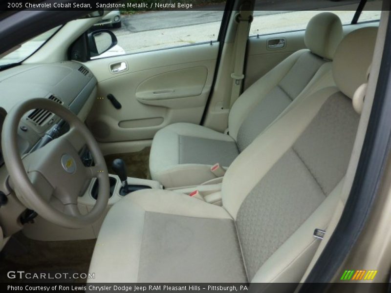 Sandstone Metallic / Neutral Beige 2005 Chevrolet Cobalt Sedan