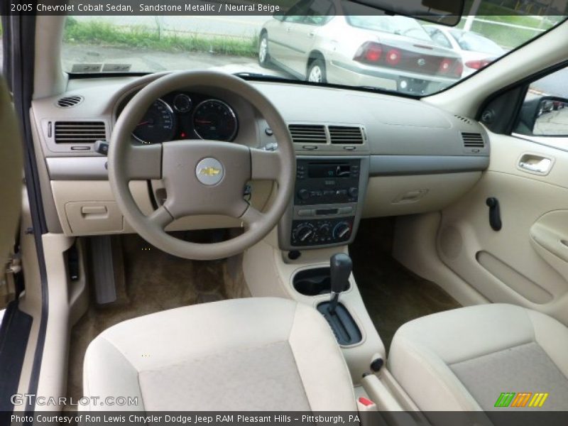 Sandstone Metallic / Neutral Beige 2005 Chevrolet Cobalt Sedan