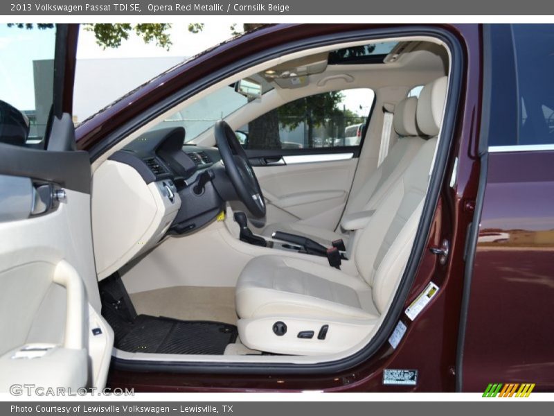 Opera Red Metallic / Cornsilk Beige 2013 Volkswagen Passat TDI SE