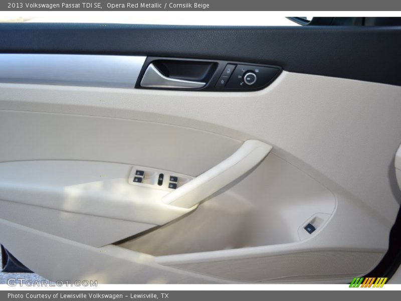 Opera Red Metallic / Cornsilk Beige 2013 Volkswagen Passat TDI SE