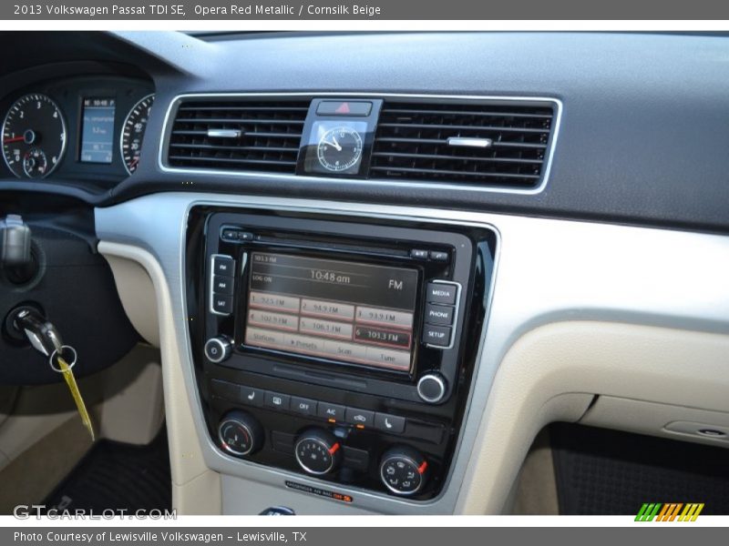 Opera Red Metallic / Cornsilk Beige 2013 Volkswagen Passat TDI SE
