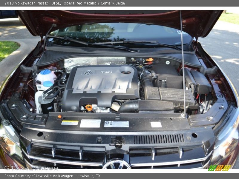 Opera Red Metallic / Cornsilk Beige 2013 Volkswagen Passat TDI SE