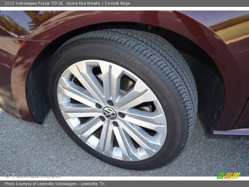 Opera Red Metallic / Cornsilk Beige 2013 Volkswagen Passat TDI SE