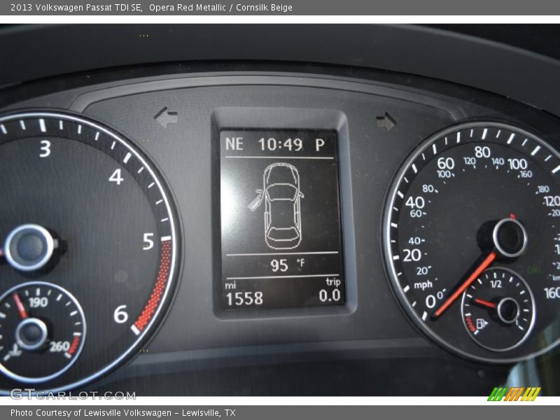 Opera Red Metallic / Cornsilk Beige 2013 Volkswagen Passat TDI SE