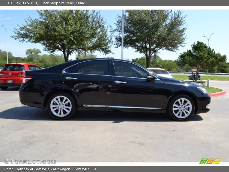 Black Sapphire Pearl / Black 2010 Lexus ES 350