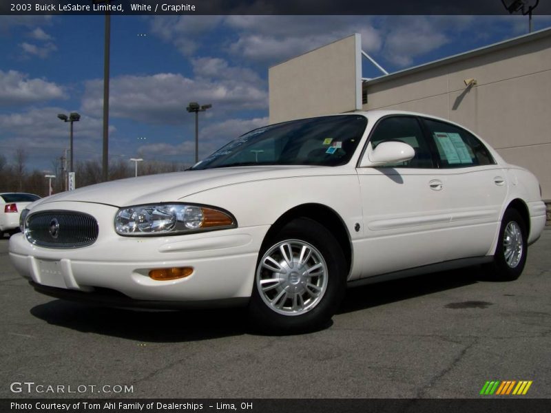 White / Graphite 2003 Buick LeSabre Limited