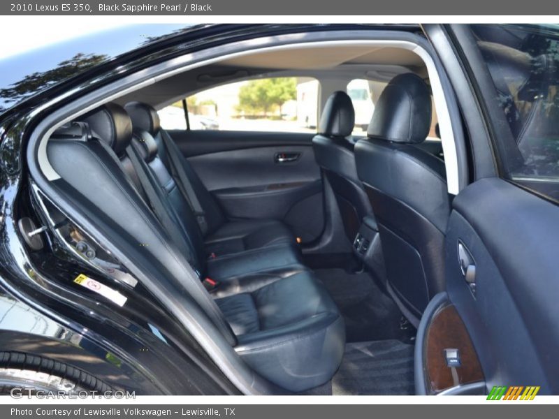 Black Sapphire Pearl / Black 2010 Lexus ES 350