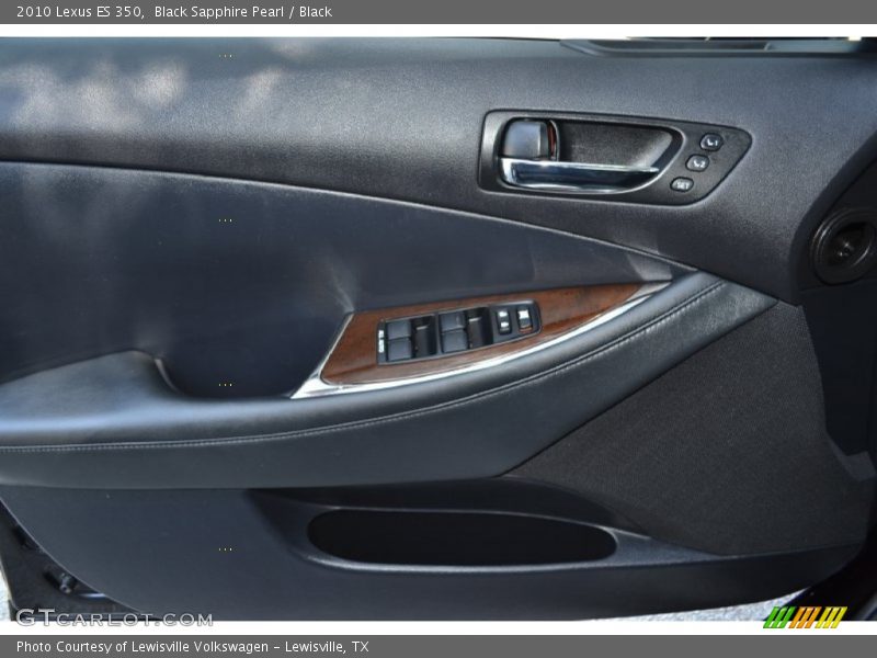 Black Sapphire Pearl / Black 2010 Lexus ES 350