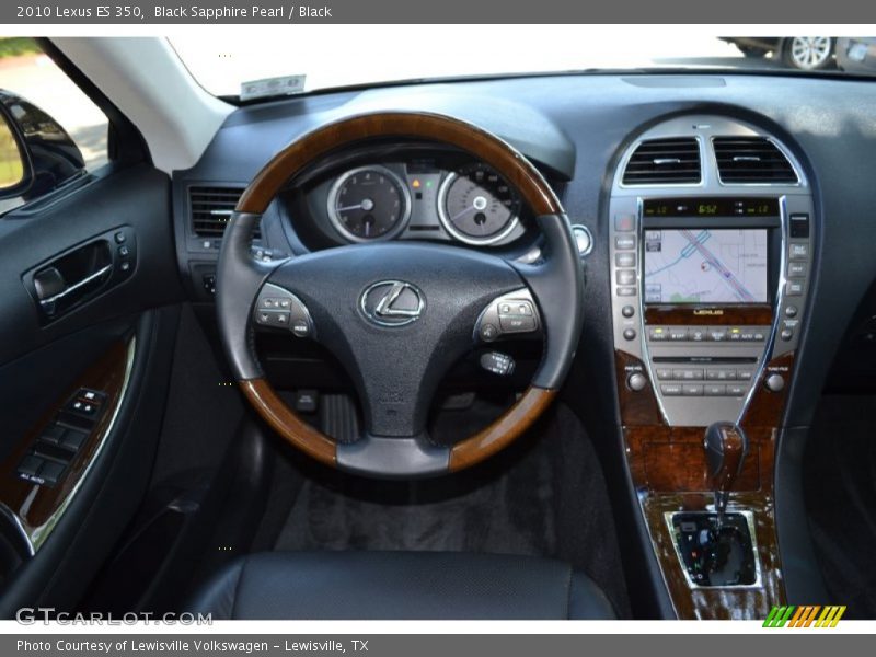 Black Sapphire Pearl / Black 2010 Lexus ES 350