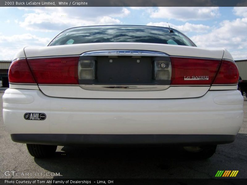 White / Graphite 2003 Buick LeSabre Limited