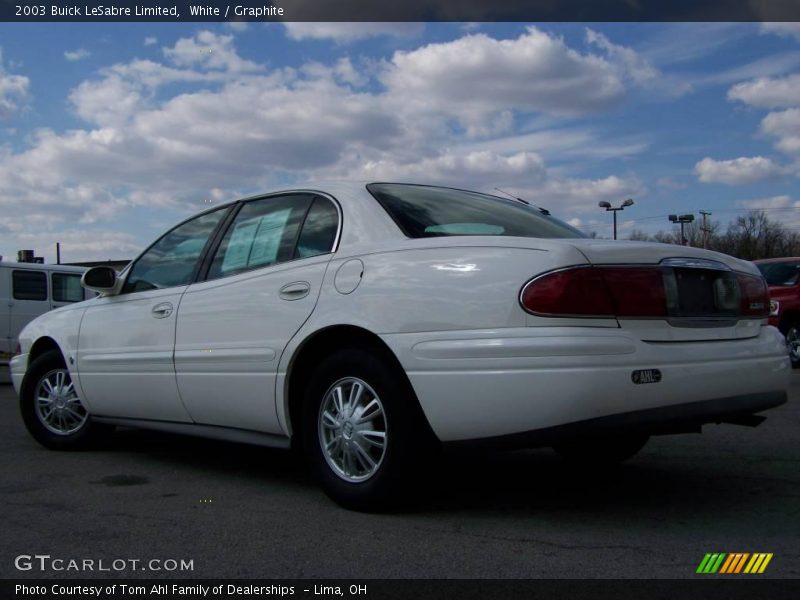 White / Graphite 2003 Buick LeSabre Limited