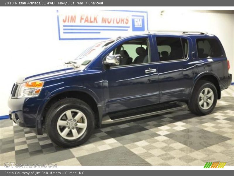 Navy Blue Pearl / Charcoal 2010 Nissan Armada SE 4WD
