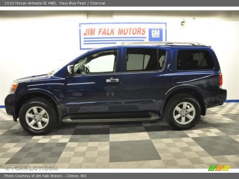 Navy Blue Pearl / Charcoal 2010 Nissan Armada SE 4WD